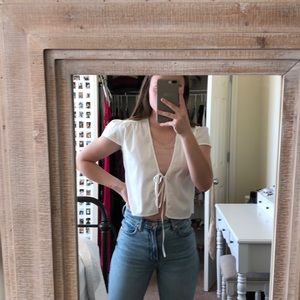 brandy melville tie top